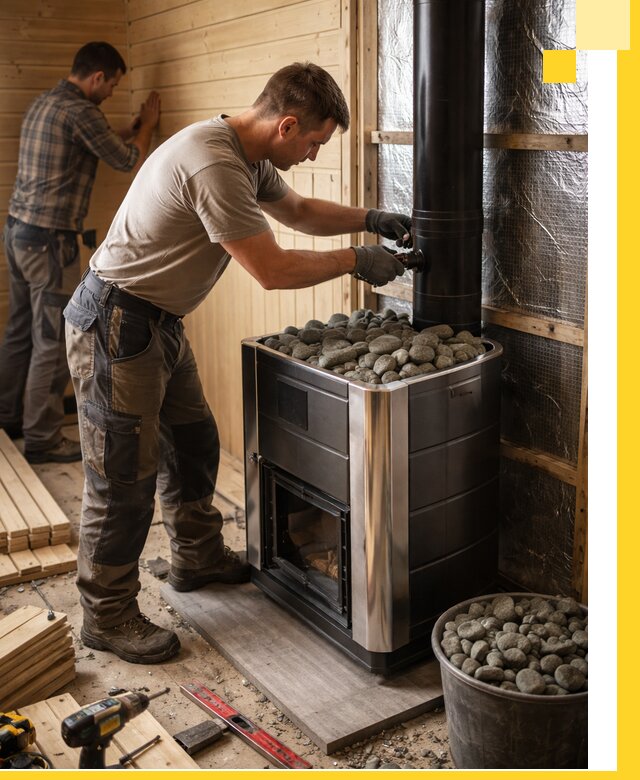 Проектирование и строительство парилок для бани в Новороссийске под ключ