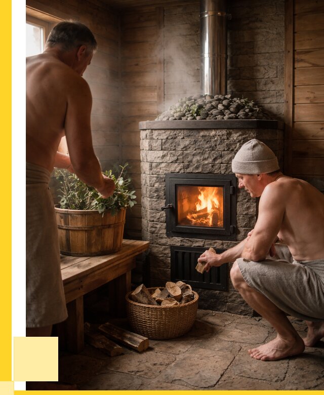 Банные печи под ключ в Новороссийске от 45936 р. | ЭриданНвр кирпичная