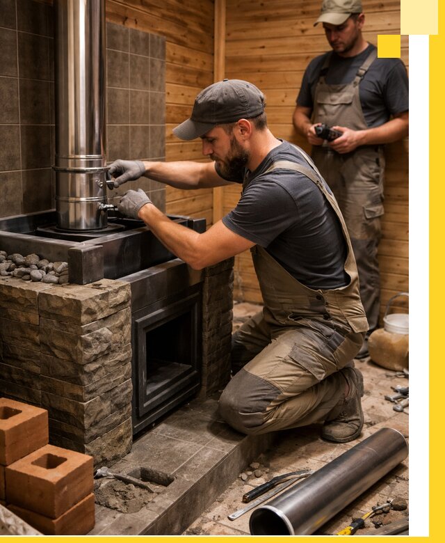 Изготовление и установка банных печей под ключ в Новороссийске