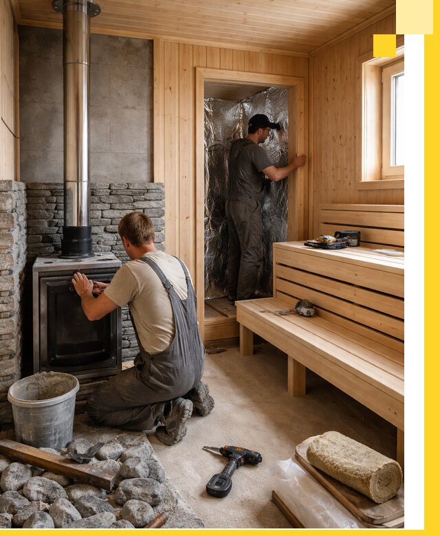 Строительство и изготовление бань под ключ в Новороссийске