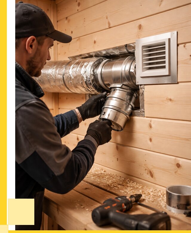 Монтаж вентиляции бани в Новороссийске от 12250 р. | ЭриданНвр