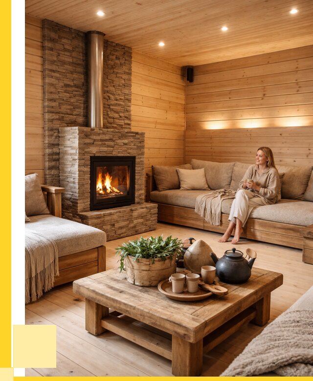 Проект бани с комнатой отдыха в Новороссийске от 35728 р. | ЭриданНвр