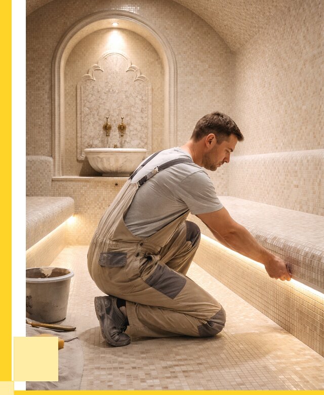 Отделка хамамов под ключ в Новороссийске от 5614 р. | ЭриданНвр