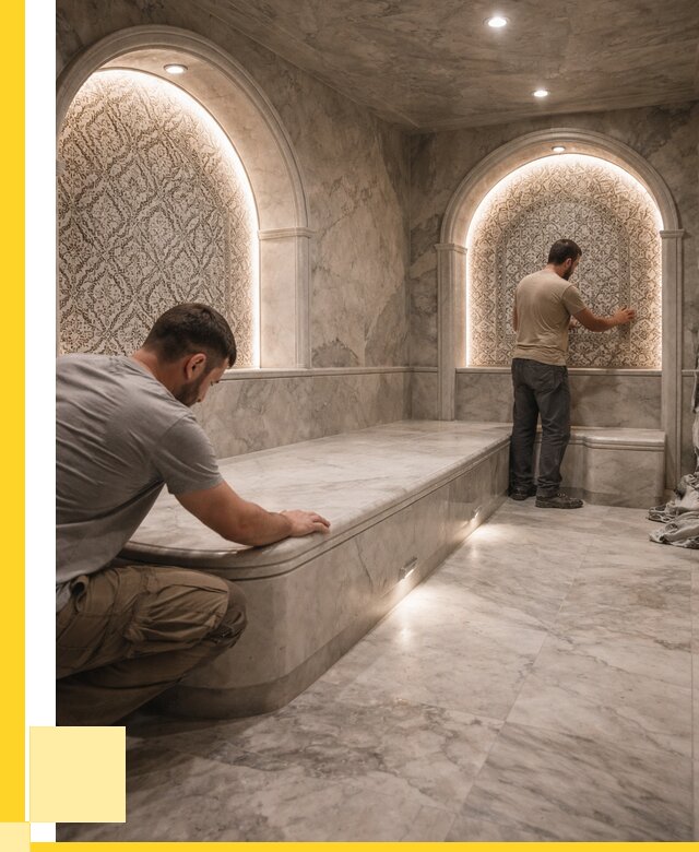 Турецкие бани под ключ в Новороссийске от 255200 р. | ЭриданНвр