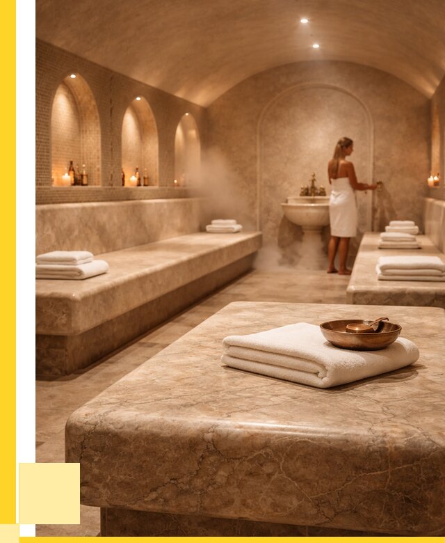 Лежаки для хамама в Новороссийске под ключ от 35728 р. | ЭриданНвр