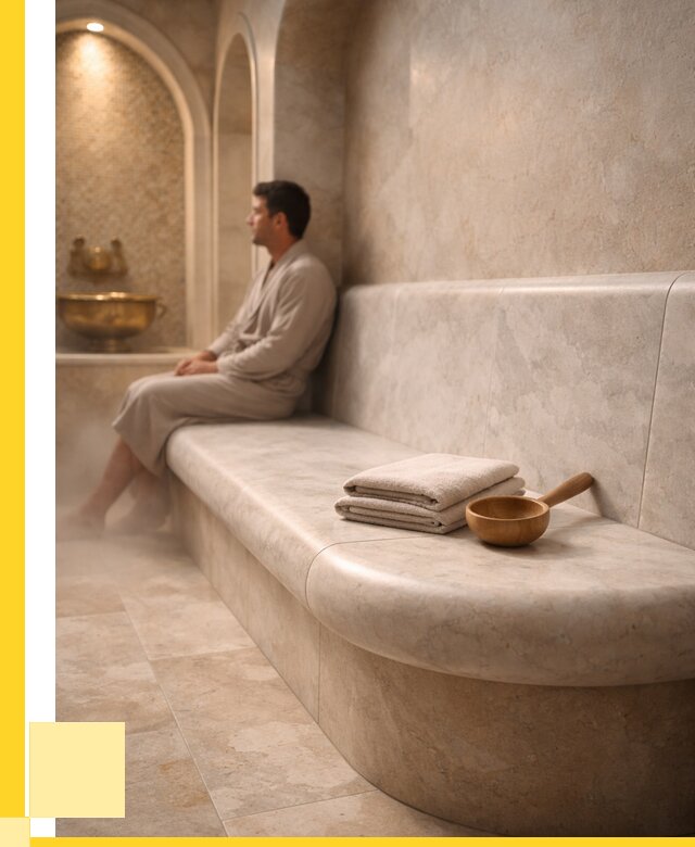 Сиденья для хамама в Новороссийске под ключ от 12250 р. | ЭриданНвр