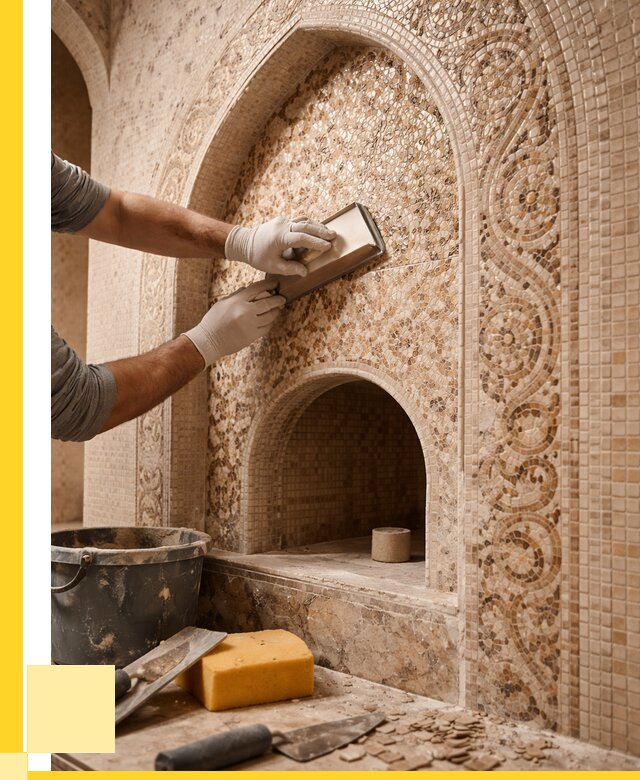 Мозаика для хамама в Новороссийске под ключ от 5104 р. | ЭриданНвр