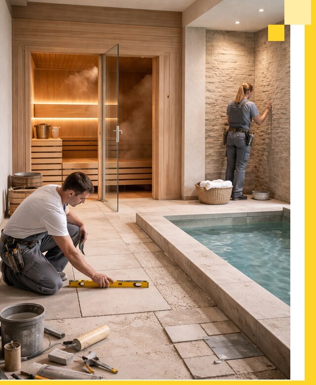 Комплексный дизайн и отделка интерьеров SPA под ключ в Новороссийске